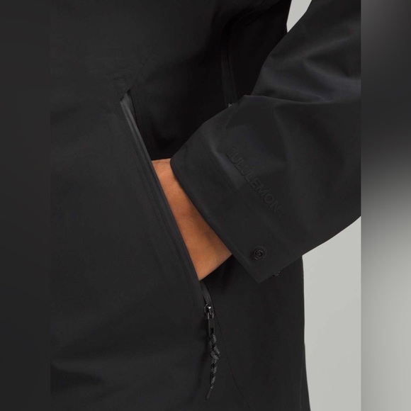 NWOT Lululemon City-to-Hike Waterproof Jacket Black - Picture 5 of 13